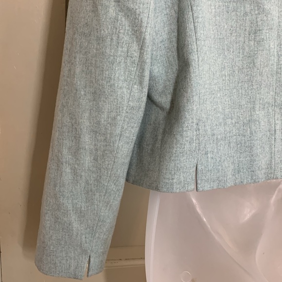 Pendleton Wool Petite Vintage Sz 14 Wool Short Waisted Blazer - Picture 6 of 15